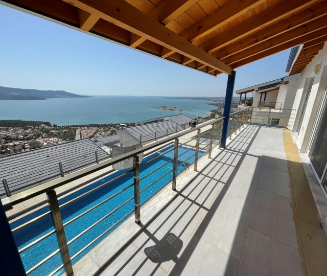 DIDIM-AKBUK: 3+1 VILLA WITH FULL SEA VIEW