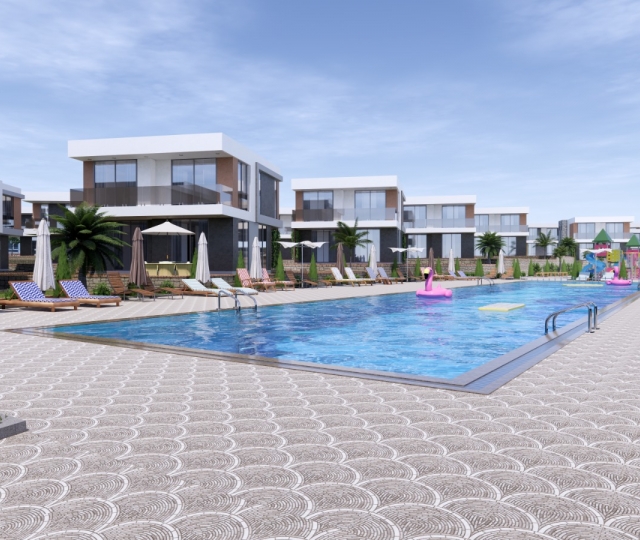 AKBüK - 1+1 Luxury Apartment (Off Plan) - LUX LIVING Stunning SERENITY with Sea View. FINISHED SHOW HOME!